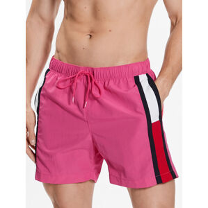 Tommy Hilfiger pánské růžové plavky - S (TP1)